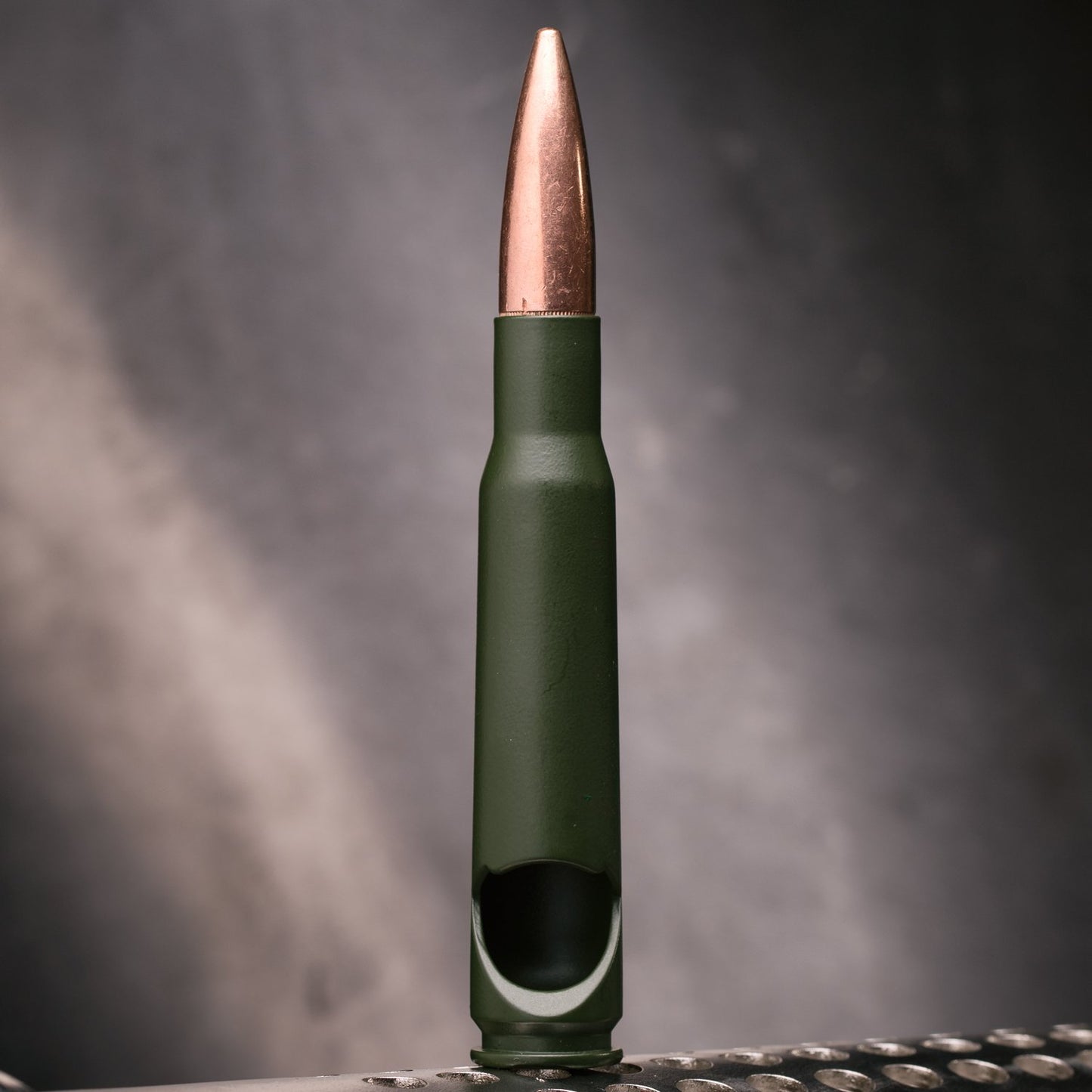 50 Caliber Bullet Bottle Opener in Olive Drab