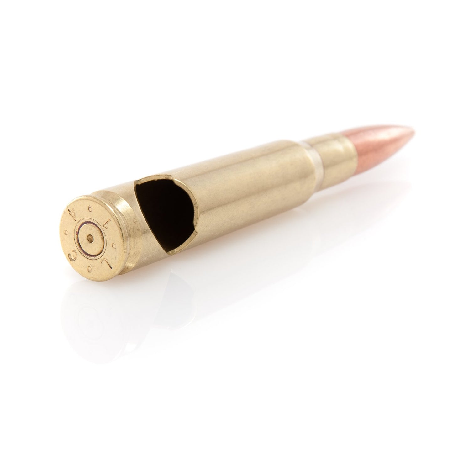 50 Caliber Bottle Opener in Brass